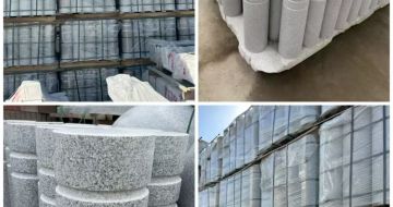 宣城 芝麻白花岗岩挡车柱、隔离柱多少钱