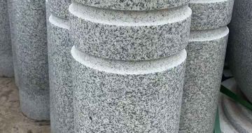 宣城 芝麻白花岗岩挡车柱、隔离柱多少钱