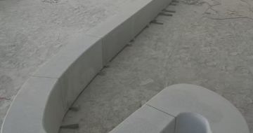 宣城 花岗岩整石坐凳拼装