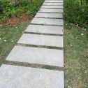 宣城 芝麻黑小区踏步、汀步石铺装效果
