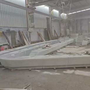 宣城 花岗岩整石坐凳拼装