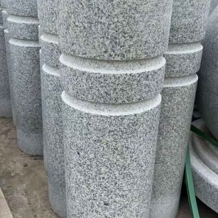 宣城 芝麻白花岗岩挡车柱、隔离柱多少钱