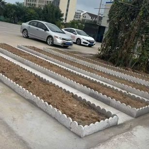 宣城 花边石、花围石、花园石安装效果