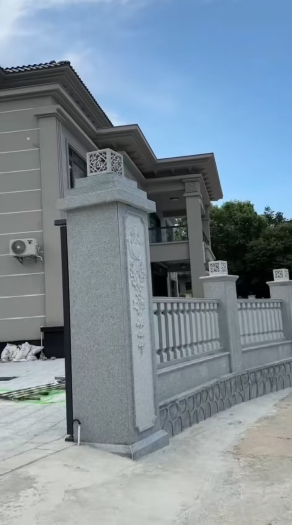 宣城 芝麻白别墅围墙栏杆，私人订制