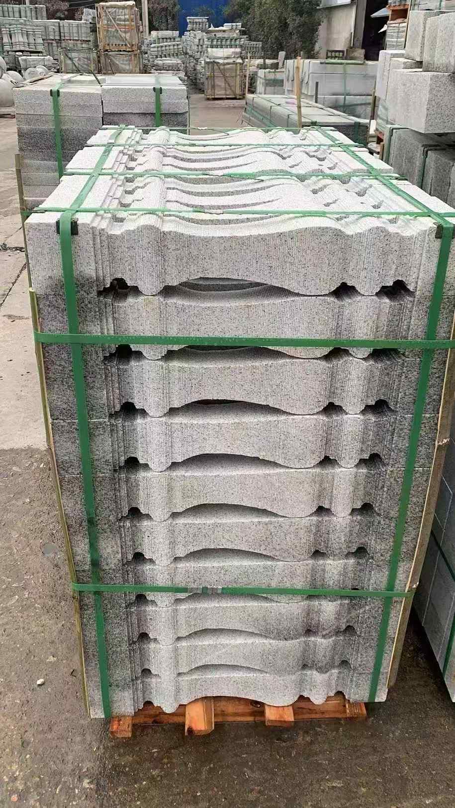 宣城 芝麻白方形拉丝面，栏杆花瓶柱