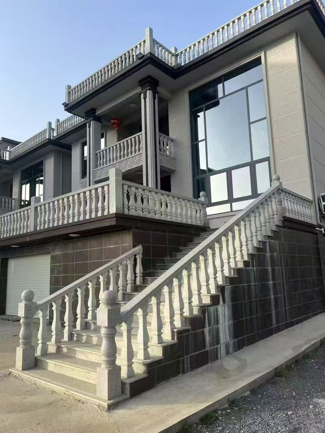 宣城 芝麻白别墅阳台栏杆，楼梯栏杆