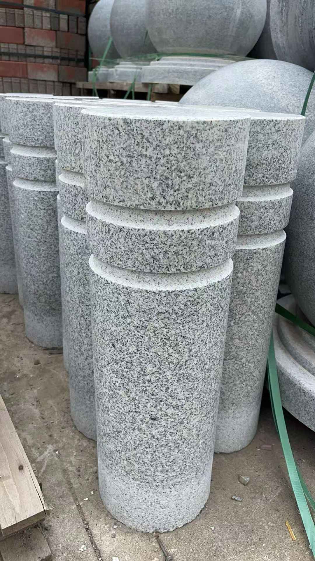 宣城 芝麻白花岗岩挡车柱、隔离柱多少钱