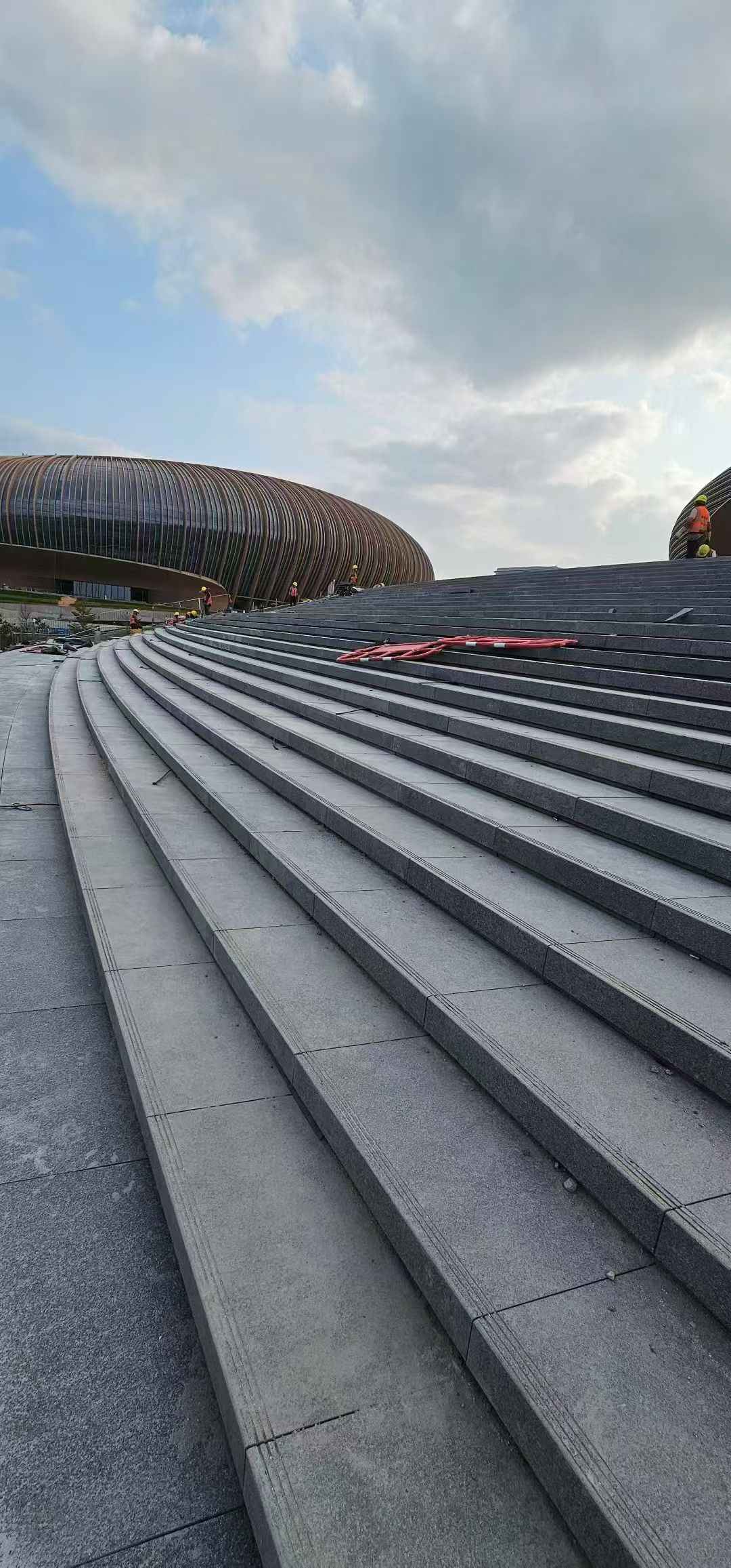 宣城 弧形整石台阶铺装效果图