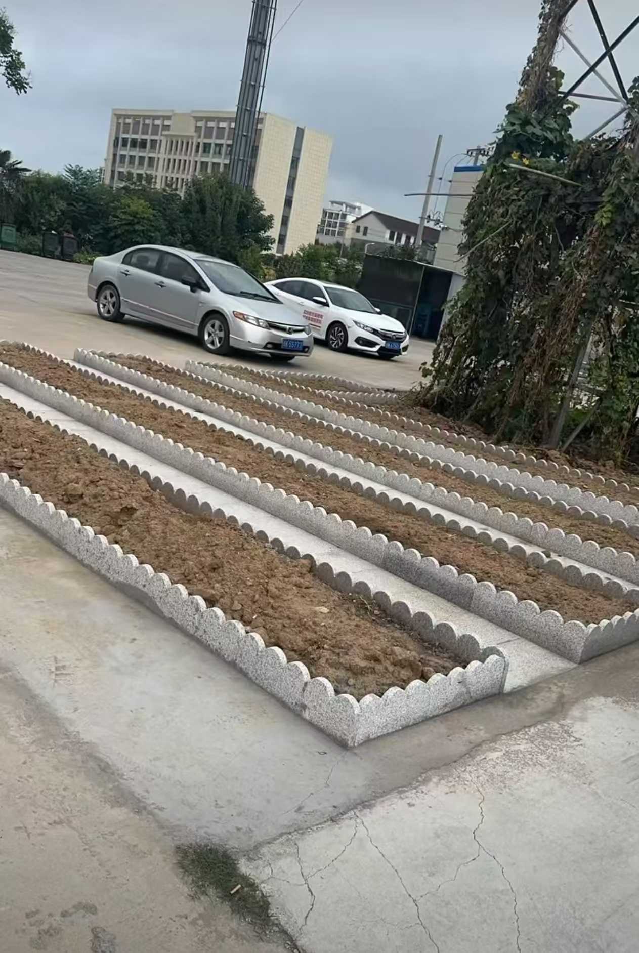 宣城 花边石、花围石、花园石安装效果