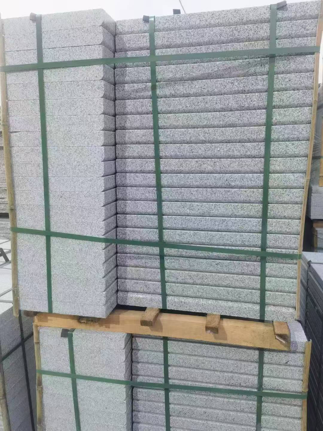 宣城 5公分芝麻白，倒斜角，室外楼梯踏步