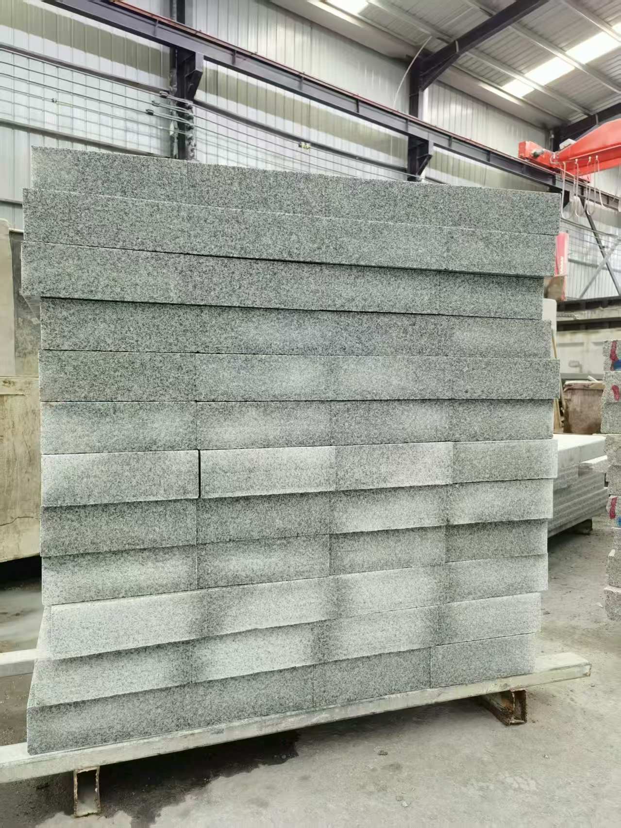 宣城 芝麻白10公分300*600广场地铺，A料定制，尺寸标准，厚薄均匀