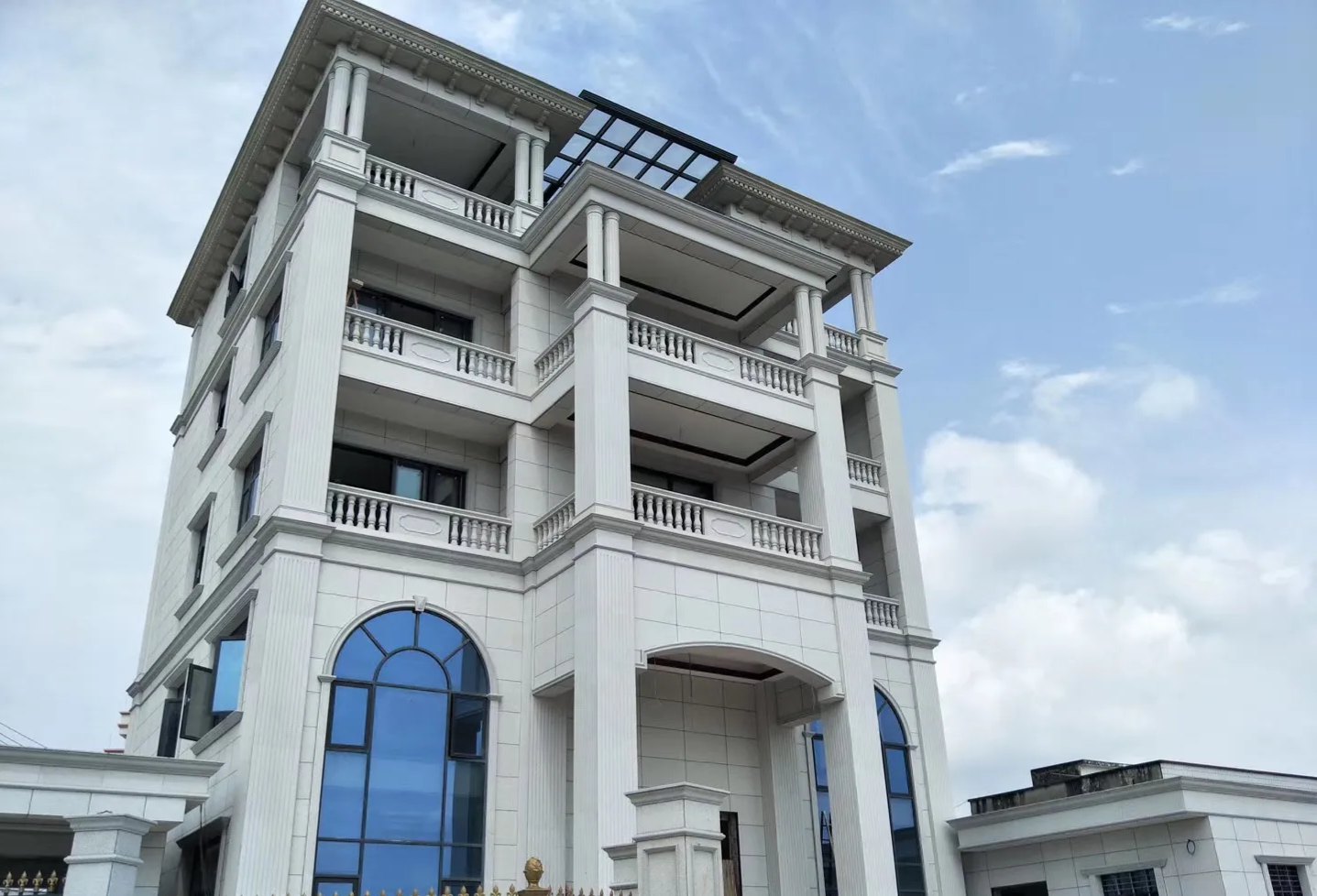 宣城芝麻白别墅干挂效果展示